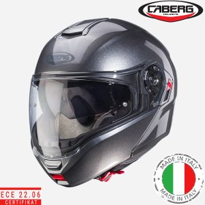 Modularna - flip up kaciga za motor Caberg Levo X - Siva