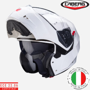 Modularna - flip up kaciga za motor Caberg Duke X - Bijela