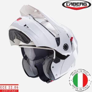 Modularna - flip up kaciga za motor Caberg Tourmax X - Bijela