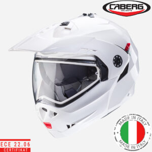 Modularna - flip up kaciga za motor Caberg Tourmax X - Bijela