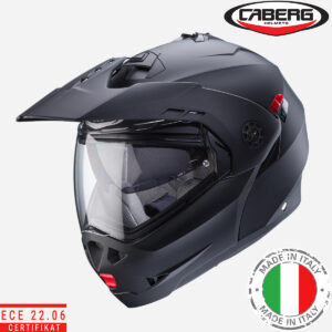 Modularna - flip up kaciga za motor Caberg Tourmax X - Crna