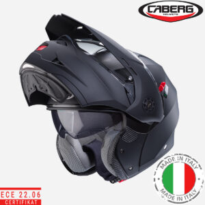 Modularna - flip up kaciga za motor Caberg Tourmax X - Crna