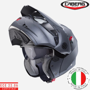 Modularna - flip up kaciga za motor Caberg Tourmax X - Metalna