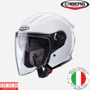 Otvorena – jet kaciga za motor Caberg Flyon II - Bijela