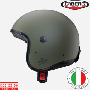 Otvorena – jet kaciga za motor Caberg Freeride X - Zelena