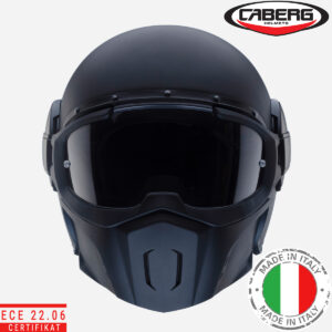 Otvorena – jet kaciga za motor Caberg Ghost X - Crna