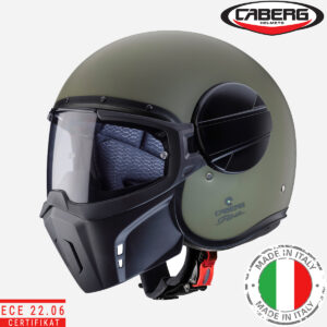 Otvorena – jet kaciga za motor Caberg Ghost X - Zelena