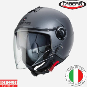 Otvorena – jet kaciga za motor Caberg Riviera V4X - Metalna boja