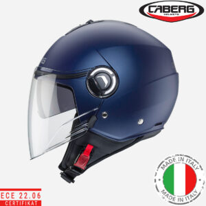 Otvorena – jet kaciga za motor Caberg Riviera V4X - Plava