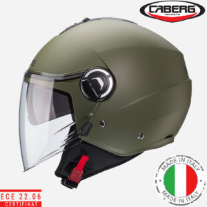 Otvorena – jet kaciga za motor Caberg Riviera V4X - Zelena