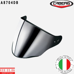 Srebreni ogledalo vizir Caberg A8704DB sa zaštitom od grebanja i zamagljivanja za Flyon II modele kaciga