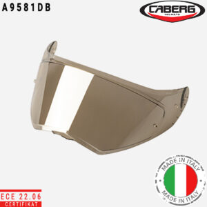 Zlatni ogledalo vizir Caberg A9581DB sa zaštitom od grebanja za DRIFT EVO II modele kaciga