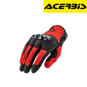 Rukavice za motor Acerbis CE Ramsey My Vented - Crvene