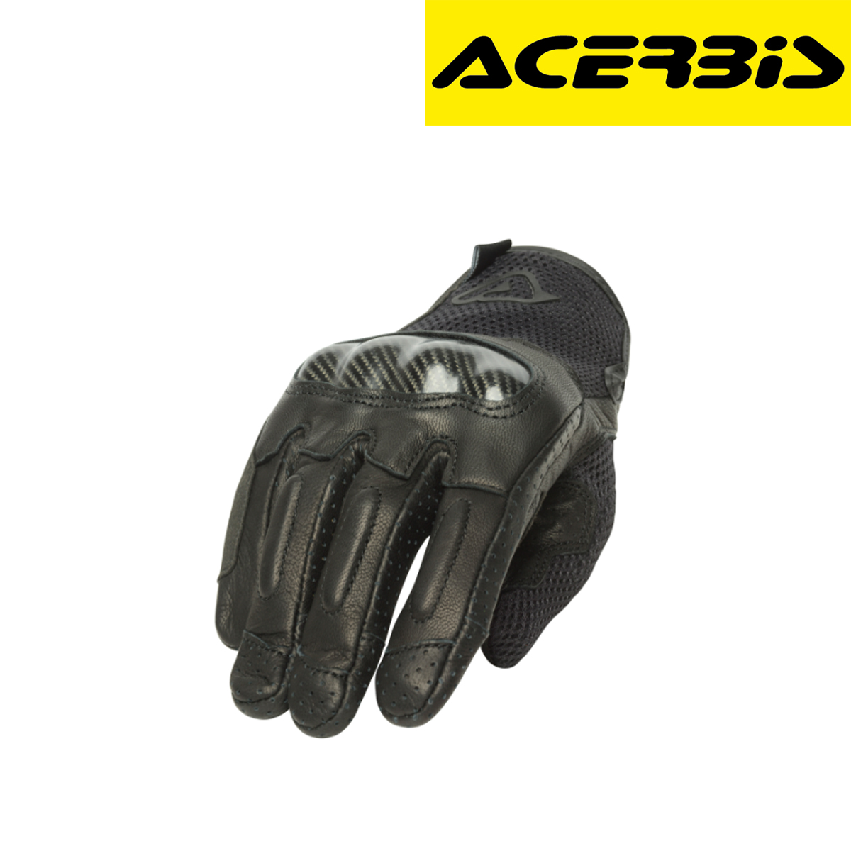 Rukavice za motor Acerbis CE Ramsey Leather - Crne