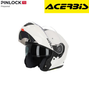 Modularna - flip up kaciga za motor Acerbis TDC 2206 - Bijela