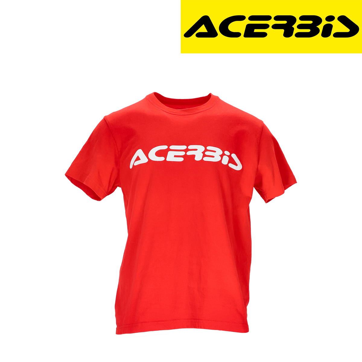 Majica za motor Acerbis T-Logo - Crvena