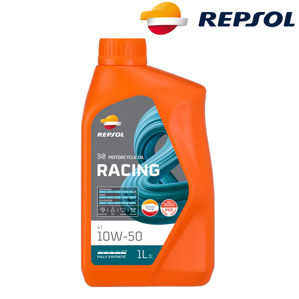 Motorno ulje - ulje za motore Repsol Racing 4T 10W50 1l RPP2000NHC