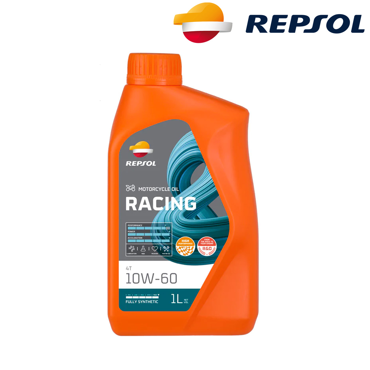 Motorno ulje - ulje za motore Repsol Racing 4T 10W60 1l RPP2000PHC