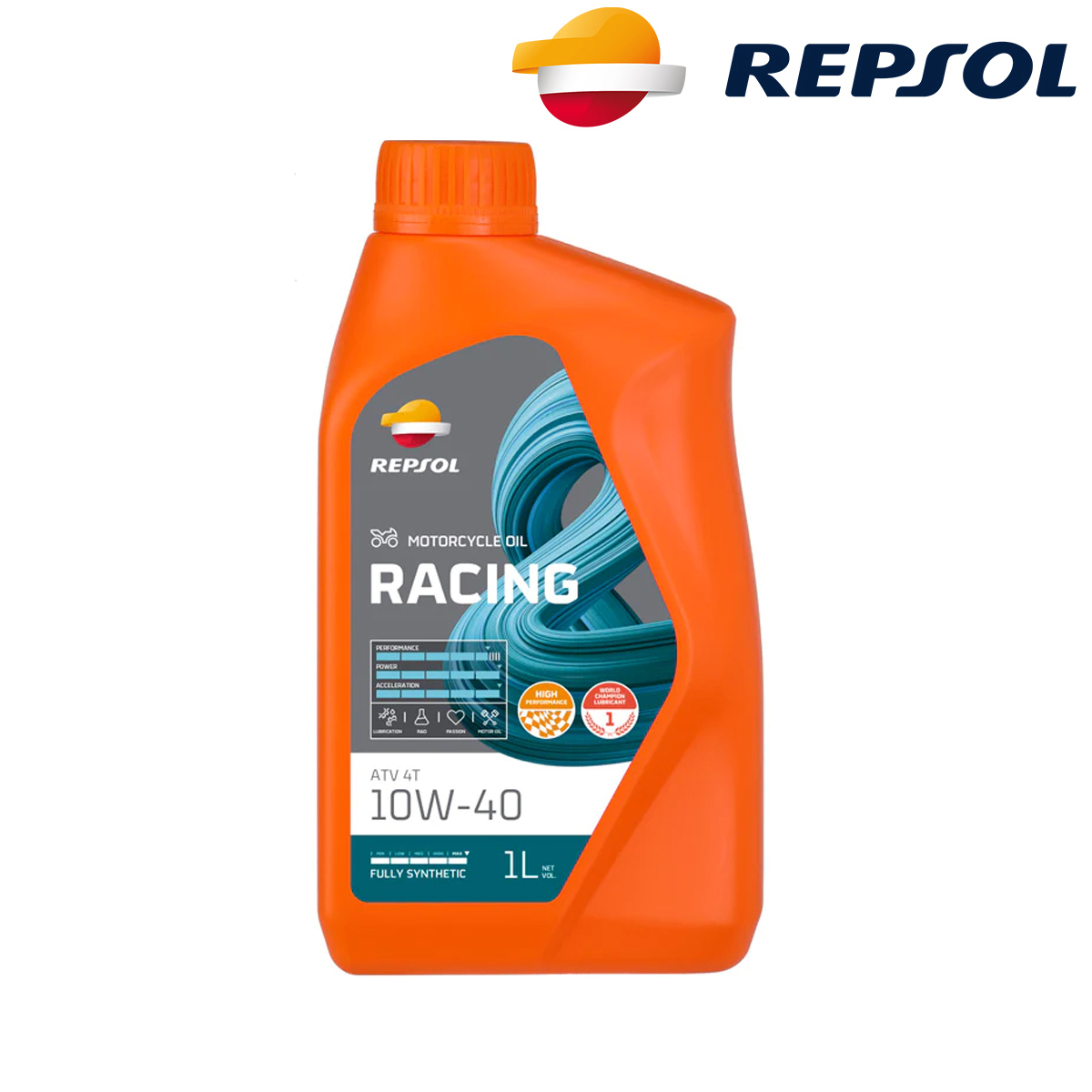 Motorno ulje - ulje za motore Repsol Racing ATV 4T 10W40 1l RPP2005MHC