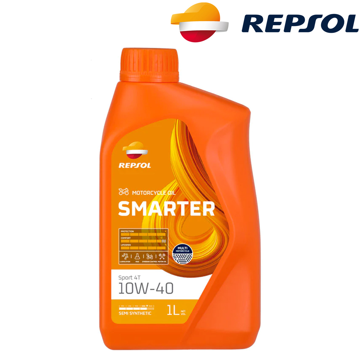 Motorno ulje - ulje za motore Repsol Smarter Sport 4T 10W40 1l RPP2065MHC