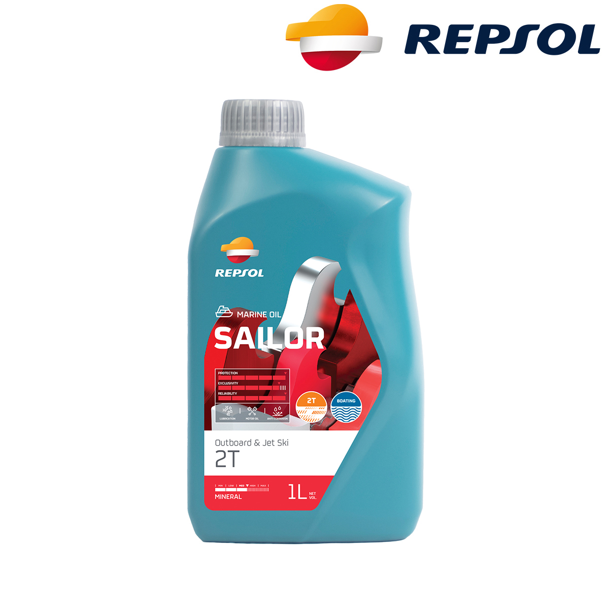 Motorno ulje - ulje za motore za vanbrodske i Jet ski motore Repsol Sailor 2T 1l RPP5140ZHA