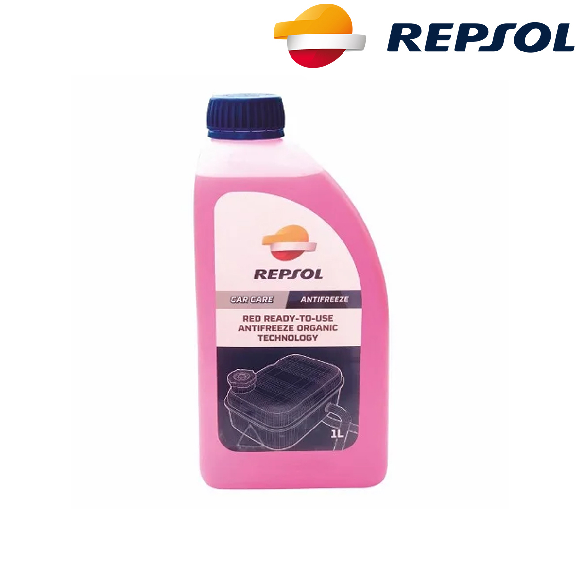 Antifriz Repsol Antigel Red Ready To Use G12 1l RI802B51