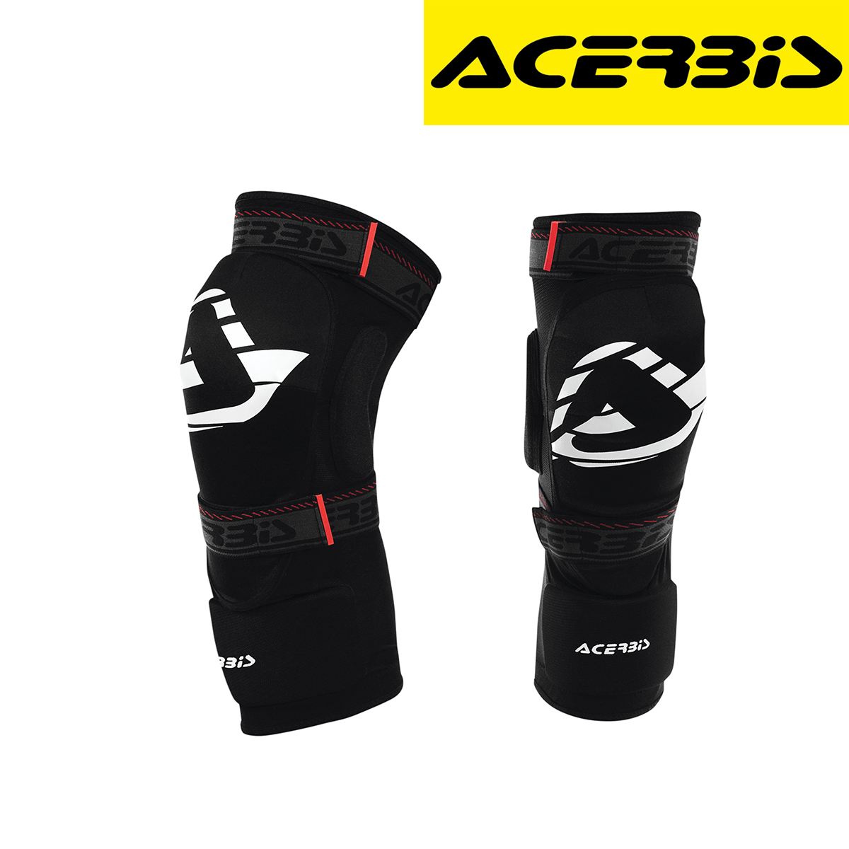 Štitnik - protektor za koljena za motor Acerbis Impact Soft 2.0 - Crni