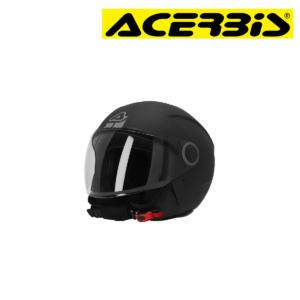 Otvorena – jet kaciga za motor Acerbis Brezza – Crna