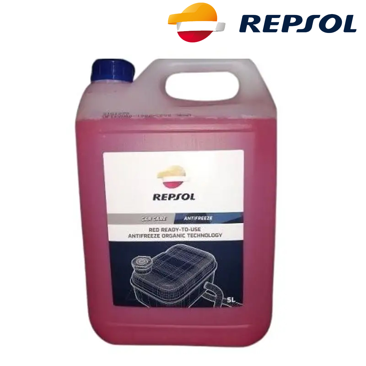 Antifriz Repsol Antigel Red Ready To Use G12 5l RI802B55