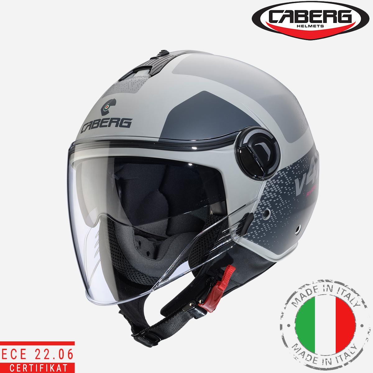 Otvorena – jet kaciga za motor Caberg Riviera V4X Alpha - CAS