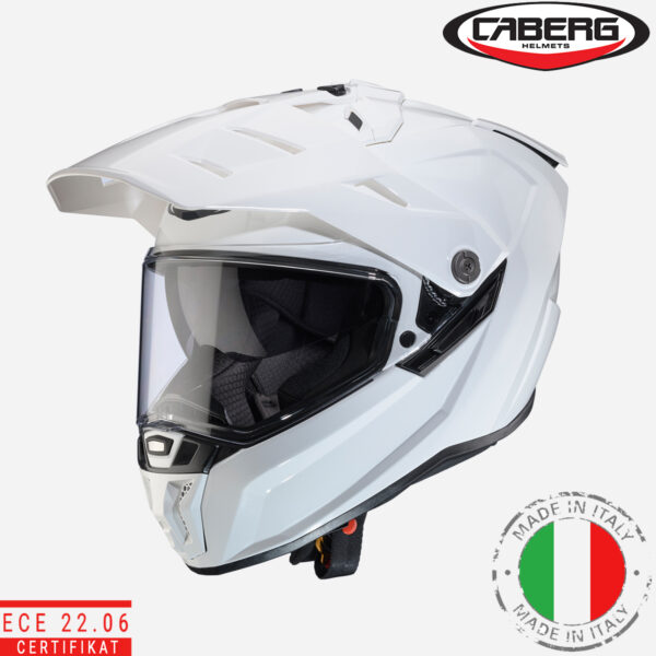 Zatvorena – full face off road kaciga za motor Caberg Tanami - Bijela