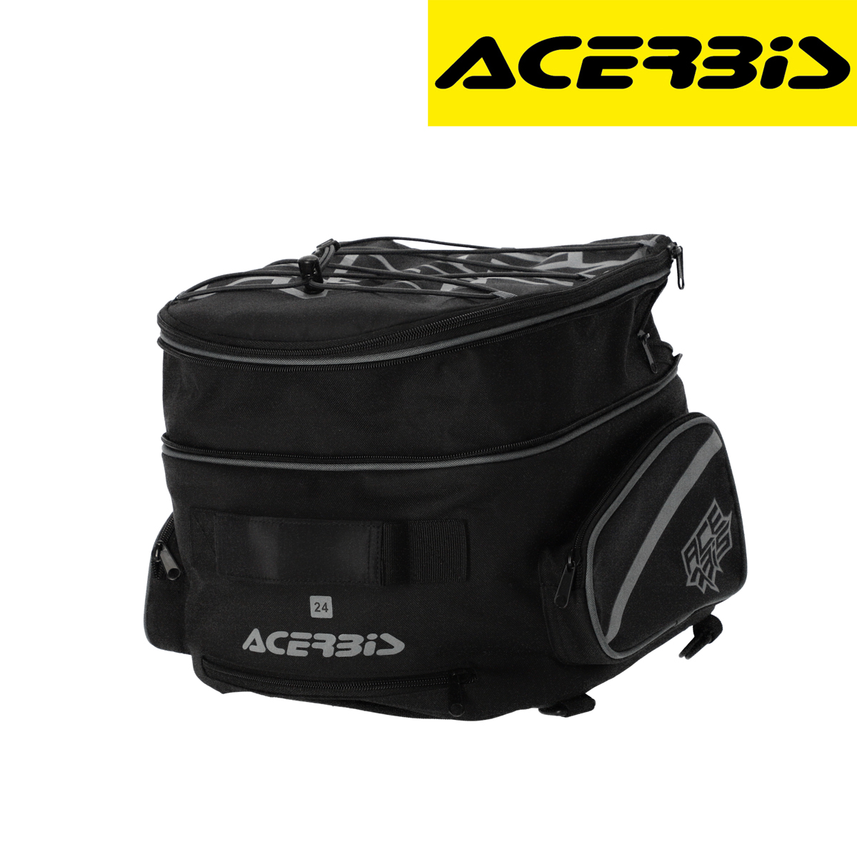 Torba - prtljažnik za motor Acerbis Grand Tour 24L - Crna