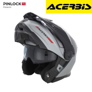 Modularna - flip up kaciga za motor Acerbis Rider - Siva