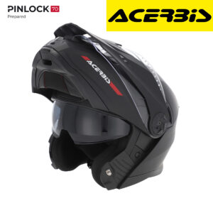 Modularna - flip up kaciga za motor Acerbis Rider - Crna