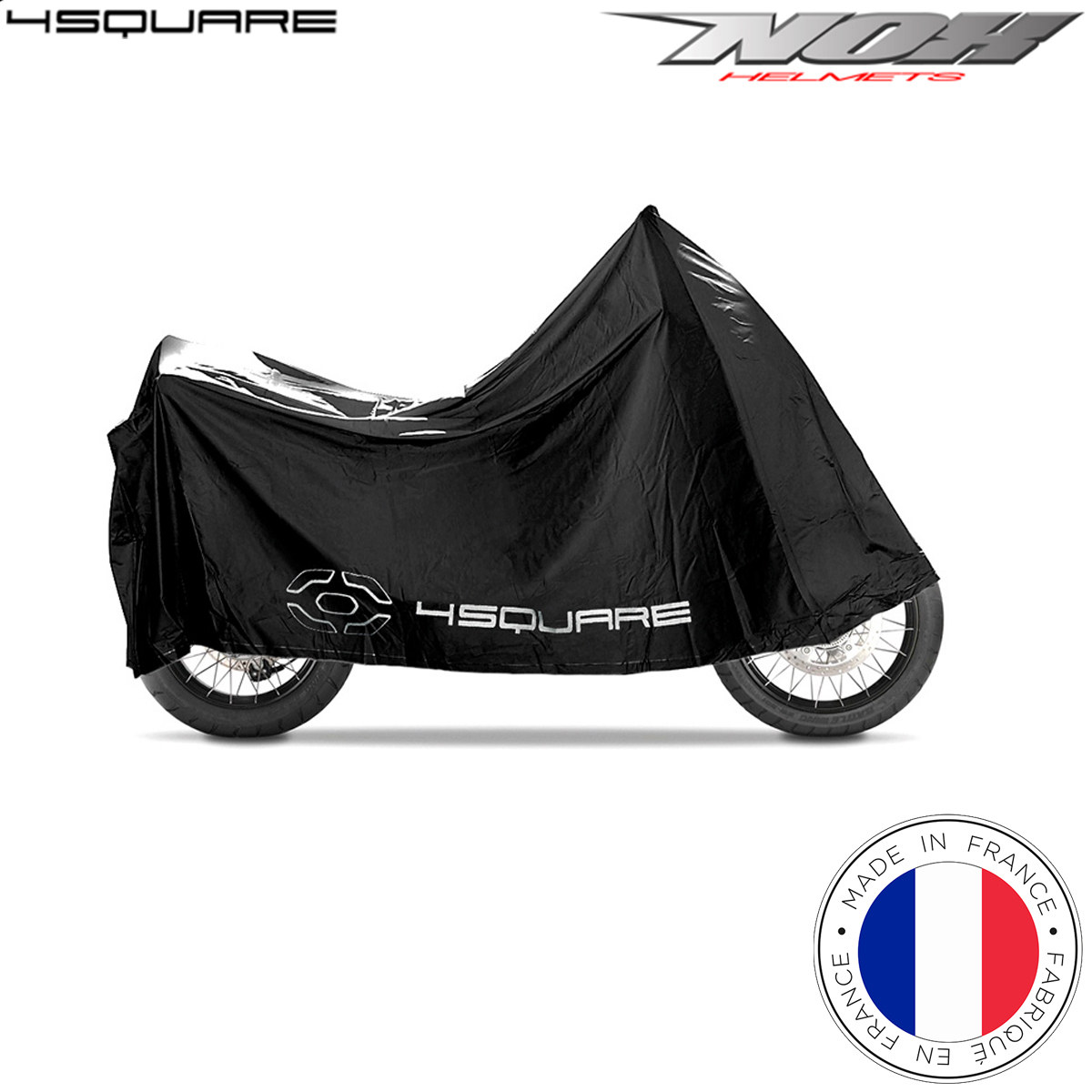 Prekrivač - cerada za motor NOX 4square Shelter - Crni