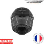 Zatvorena - full face kaciga za motor NOX Goliath Berserck - Mat crna