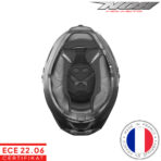 Zatvorena - full face kaciga za motor NOX Goliath - Mat crna