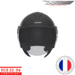 Otvorena - jet kaciga za motor NOX N182 - Mat crna