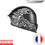 Zatvorena - full face kaciga za motor NOX Goliath Maori - CB
