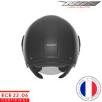Otvorena - jet kaciga za motor NOX N182 - Mat crna