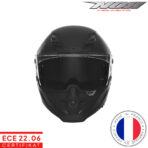 Zatvorena - full face kaciga za motor NOX Goliath - Mat crna