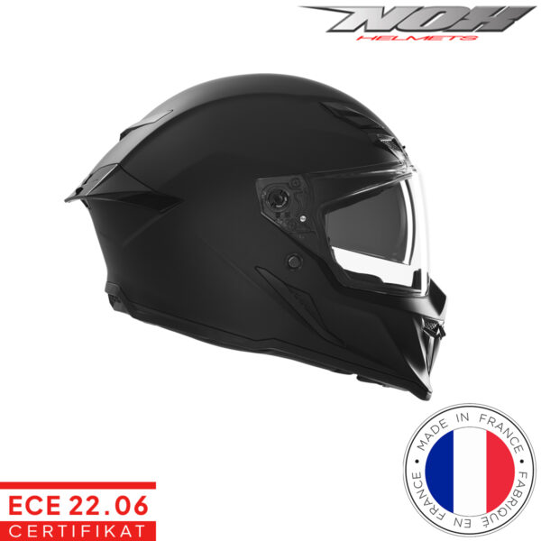 Zatvorena - full face kaciga za motor NOX Goliath - Mat crna
