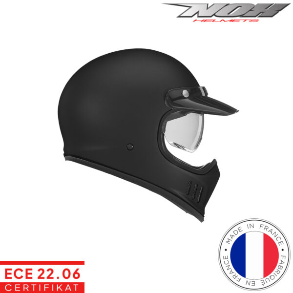 Zatvorena - full face kaciga za motor NOX Premium Seventy - Mat crna