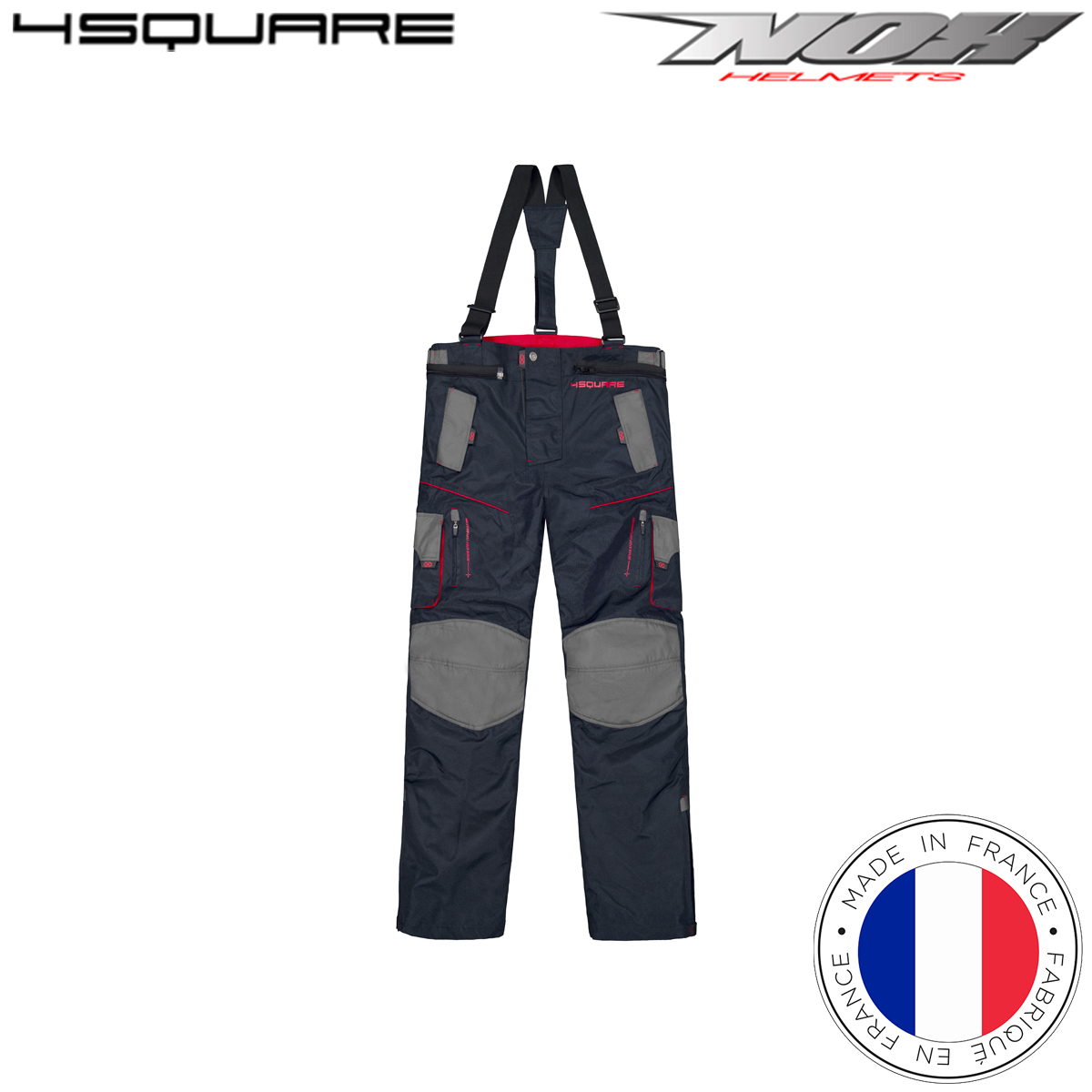 Pantalone - hlače za motor NOX 4square Trailer Continental - Plave