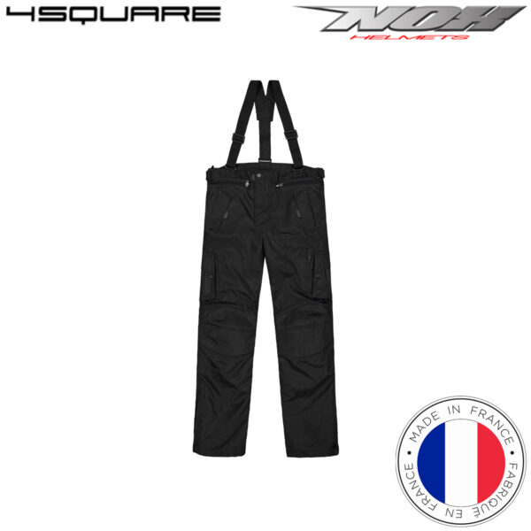 Pantalone - hlače za motor NOX 4square Trailer Continental - Crne