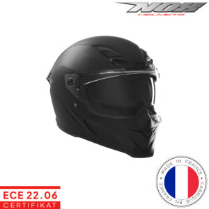 Zatvorena - full face kaciga za motor NOX Goliath - Mat crna