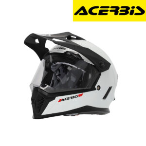 Dječija zatvorena - full face off road kaciga za motor Acerbis Rider Junior - Bijela