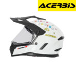 Dječija zatvorena - full face off road kaciga za motor Acerbis Rider Junior - Bijela - Image 3