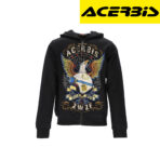 Dukserica - duks za motor sa kapuljačom Acerbis SP Club Eagle - Crna