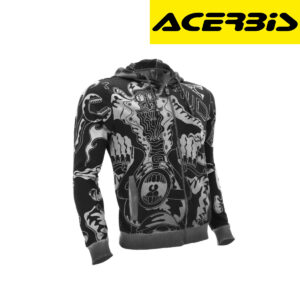 Dukserica - duks za motor sa kapuljačom Acerbis SP Club Speedway - Siva